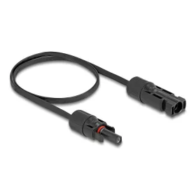 Delock DL4 napelemes lapos kábel apa - anya 60 cm fekete