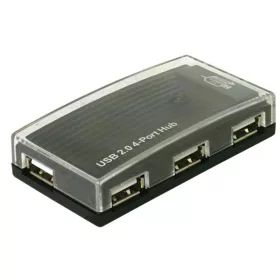   Delock külső HUB USB 2.0 (4 porttal), 480 Mbps, fekete (DL-61393)