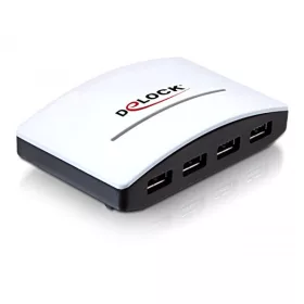 Delock külső USB 3.0 HUB (4 porttal) (DL-61762)