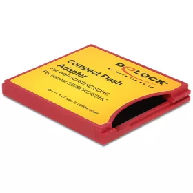  Delock Compact Flash-adapter > iSDIO (WiFi SD), SDHC, SDXC memóriakártyákhoz, 25Mbps (DL-62542)