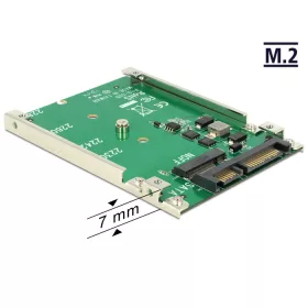 Delock 2.5 -es SATA 22 Pin > M.2 átalakító (DL-62544)