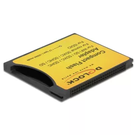   Delock Compact Flash-adapter > iSDIO (WiFi SD), SDHC, SDXC memóriakártyához, 25Mbps (DL-62637)