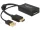 Delock Adapter HDMI-A-dugós csatlakozó > Displayport 1.2-csatlakozóhüvely fekete (DL-62667)