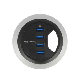   Delock 4 porttal rendelkező asztali USB 3.0 elosztó (DL-62868)