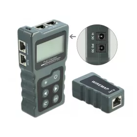Delock LCD kábel tesztelő RJ45 / PoE / DC (DL-63110)