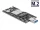 Delock USB 3.0 átalakító, A-típusú csatlakozóval - M.2 B kulcs, SIM-nyílással (DL-63166)