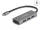 Delock 4 portos USB 3.2 Gen 1 hub USB Type-C csatlakozóval   USB Type-A portok az oldalán (DL-63173)