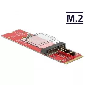   Delock Átalakító M.2 kulcs M apa > M.2 kulcs E csatlakozóhely USB és PCIe modulokhoz (DL-63343)