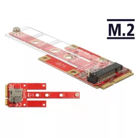   Delock Mini PCIe Átalakító > M.2 Kulcs B rés + Micro SIM rés (DL-63384)