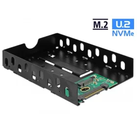   Delock U.2 SFF-8639 - M.2 NVMe (M kulcs) átalakító 3.5  kerettel (DL-63922)
