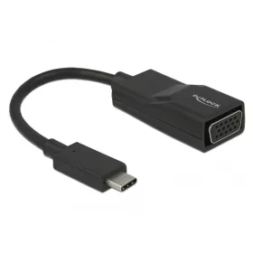   Delock Adapter USB Type-C  csatlakozódugóval > VGA csatlakozóhüvellyel (DP váltakozó mód) (DL-63923)