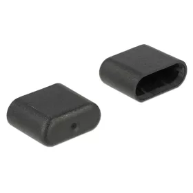   Delock Porvédő az USB Type-C  dugó, 10 darab, fekete (DL-64008)