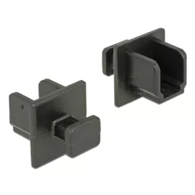   Delock Porvédő USB 3.0 B típusú kimenethez fogantyúval 10 db fekete (DL-64010)