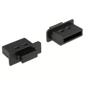   Delock Porvédő Displayport típusú kimenethez fogantyúval 10 db fekete (DL-64025)