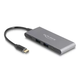   Delock 4 portos USB Type-C  Hub 2 x A-típusú USB és 2 x USB Type-C  10 Gbps (DL-64111)