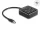 Delock USB 3.2 Gen 2 USB Type-C hub 4 x USB Type-A csatlakozóaljzattal   10 Gbps (DL-64191)