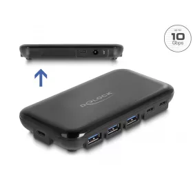   Delock 7 portos USB 3.2 Gen 2 hub 4 USB Type-A és 3 USB Type-C porttal (DL-64209)