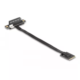   Delock M.2 kulcs A+E - PCIe x4 NVMe adapter hajlított 20 cm hosszú kábellel (DL-64218)