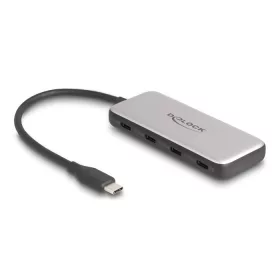   Delock USB 10 Gbps USB Type-C  Hub 4 x USB Type-C  anyával és PD 85 Watt (DL-64261)