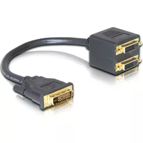 Delock adapter DVI25 apa > 2x DVI25 anya (DL-65051)