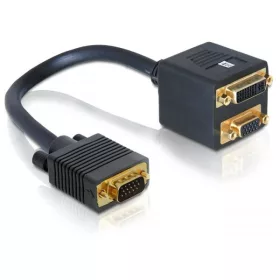 Delock adapter VGA apa VGA + DVI 29 anyára (DL-65068)