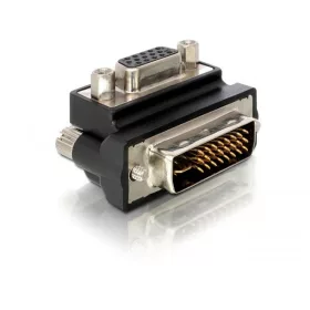   Delock adapter VGA-anya > DVI 29 tűs apa 90 -os derékszögű (DL-65172)