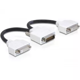   Delock Adapter DMS-59 apa > 2 x DVI 24+5 anya, 20 cm (DL-65281)