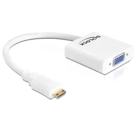 Delock HDMI-mini C adapter, apa > VGA anya (DL-65348)