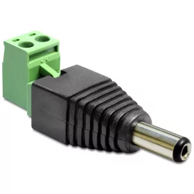   Delock Adapter DC 2.1 x 5.5 mm apa> Terminál blokk 2 érintkezővel 2-részes (DL-65422)