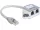 Delock RJ45 Port duplázó 1 RJ45 dugó > 2 RJ45 jack (1x Ethernet, 1x ISDN) (DL-65441)
