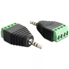   Delock sztereó jack apa, 2.5 mm > Terminal block 4pines adapter (DL-65454)