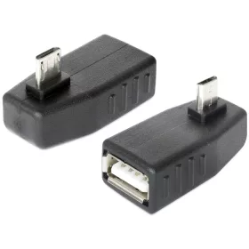   Delock adapter USB micro-B apa > USB 2.0-A anya, OTG, 90 -ban forgatott (DL-65474)