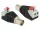 Delock BNC anya > Terminal Block nyomógombbal 2 pines adapter (DL-65526)