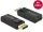 Delock Adapter Displayport 1.2-dugós csatlakozó > HDMI-csatlakozóhüvely 4K aktív, aranyozott, fekete (DL-65573)