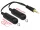 Delock Adapter Kábel audio splitter stereo jack apa 3.5 mm 3 pin > 2 x stereo jack anya 3.5 mm (DL-65683)