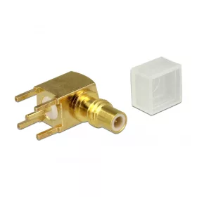 Delock Adapter, SMC jack 90 fokban ívelt PCB (DL-65851)