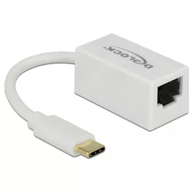   Delock Adapter SuperSpeed USB (USB 3.1 Gen 1) USB Type-C csatlakozódugóval > Gigabit LAN 10/100/100 (DL-65906)