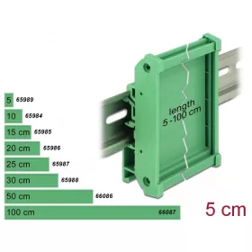 Delock Laprögzítő 5 cm hosszú DIN Rail-ekhez (DL-65989)
