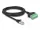 Delock RJ45 Kábel Cat.6 apa - Terminal Block Adapter 2 m 2-rész (DL-66041)