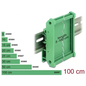   Delock Laprögzítő 100 cm hosszú DIN Rail-ekhez (DL-66087)