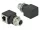 Delock Hálózati adapter M12 8 tűs A-kódolt anya - RJ45 anya (DL-66314)