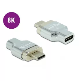   Delock Thunderbolt  3 / USB Type-C  (DP Alt Mód) 8K 30 Hz mágneses adapter apa - anya (DL-66433)