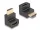 Delock nagysebességű HDMI Ethernet adapter apa és anya szögletes 8K 60 Hz Fekete (DL-66458)