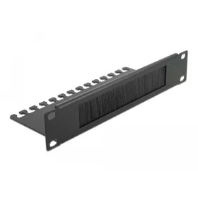   Delock 10  kábelrendező fésűs panel 1U, fekete (DL-66483)