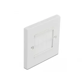   Delock Kábelrendező keret fehér fésűsávokkal 86 x 86 mm (DL-66495)