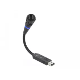   Delock USB mikrofon gégecsovel és némító gombbal (DL-66499)