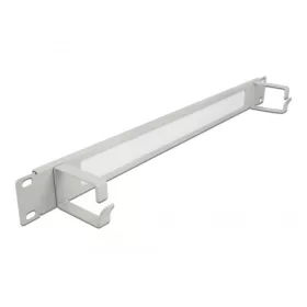   Delock 19" kábelrendező fésűs panel, 2 hurokkal 1U, szürke (DL-66540)