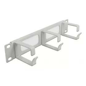   Delock 10" kábelrendező fésűs panel, 3 hurokkal 1U, szürke (DL-66541)