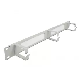   Delock 19" kábelrendező fésűs panel, 3 hurokkal 1U, szürke (DL-66542)