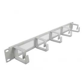   Delock 19" kábelrendező fésűs panel, 5 hurokkal 1U, szürke (DL-66544)